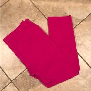 Pink work dress pants. Size 10.